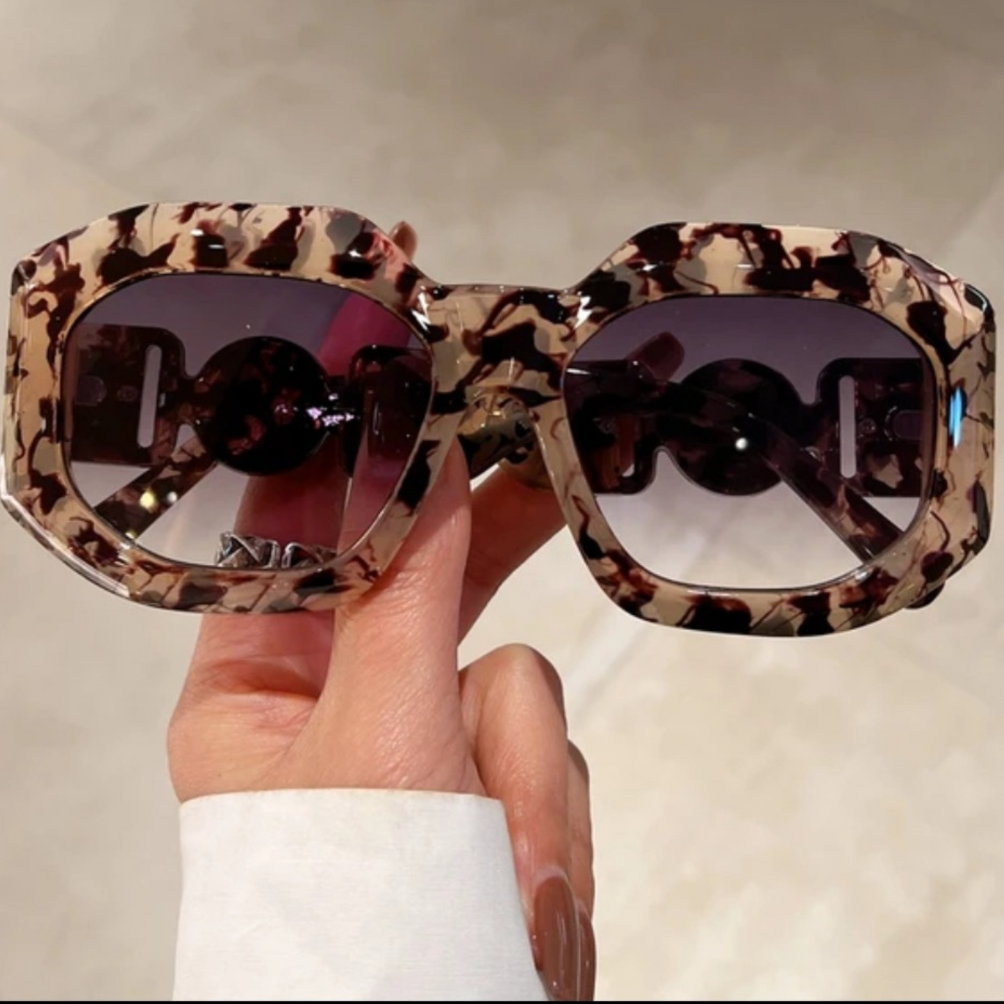 Oversized Vintage Fashion Sunglasses