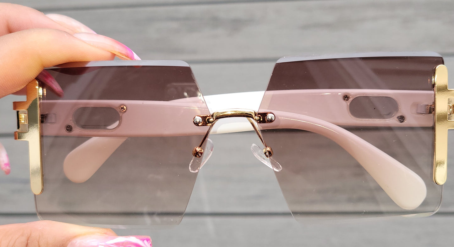 "Bad Girl" Oversized Square Sunglasses