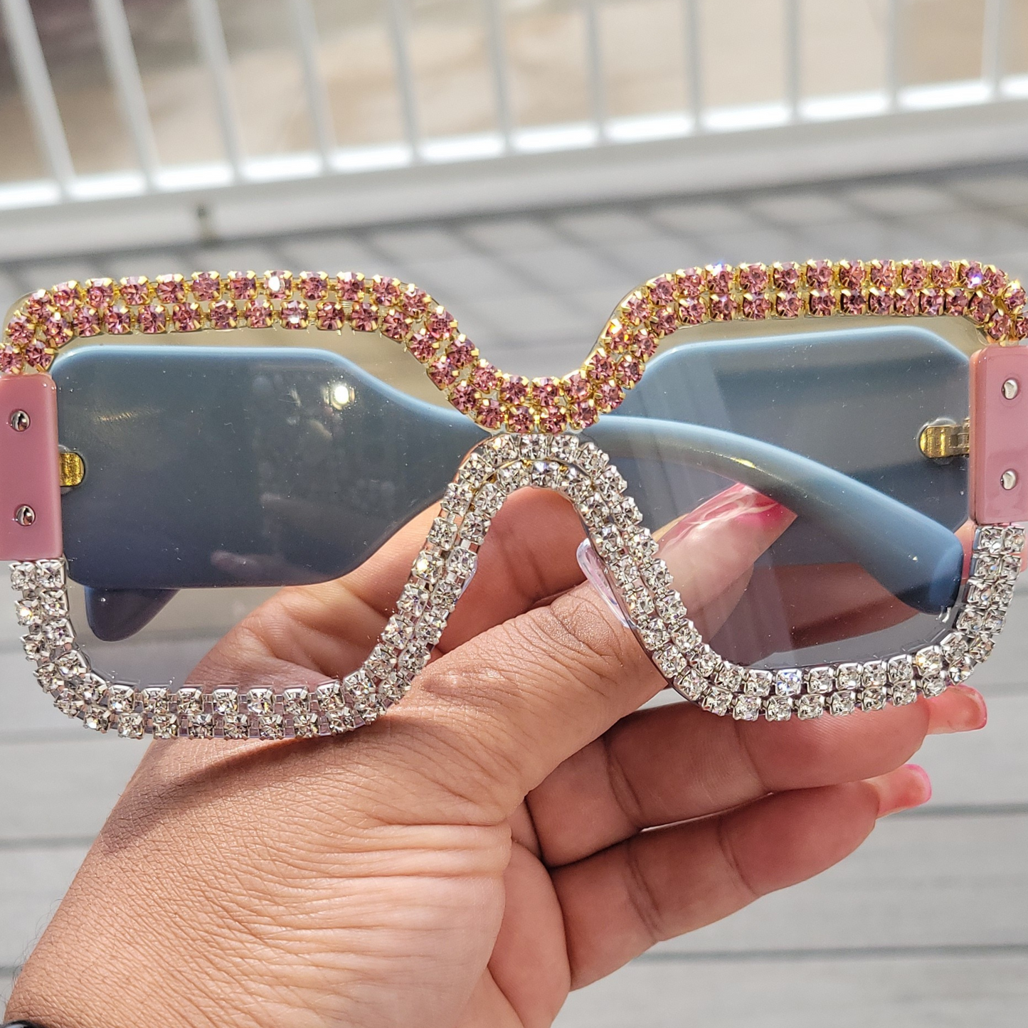 Showstopper Rhinestone Sunglasses