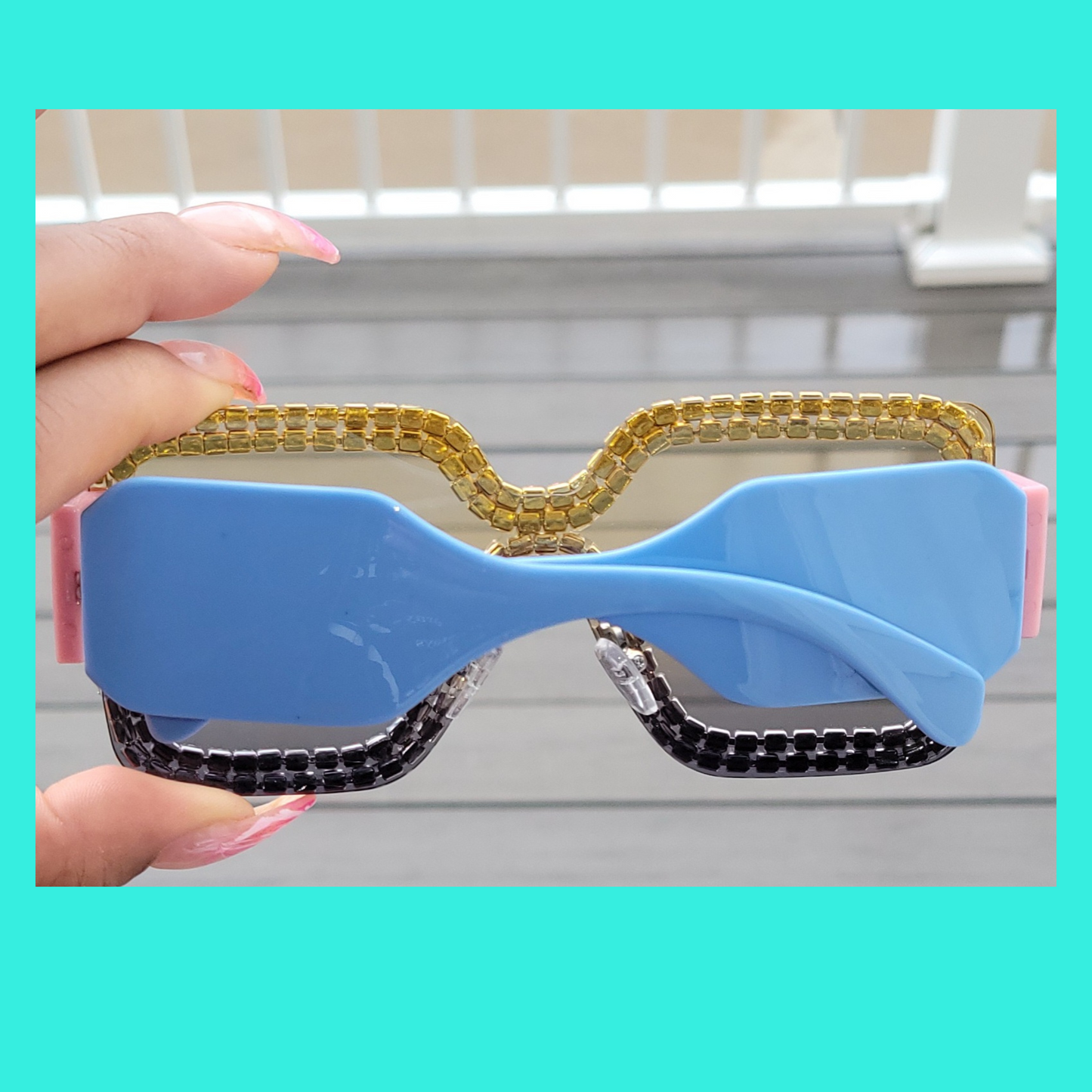 Showstopper Rhinestone Sunglasses