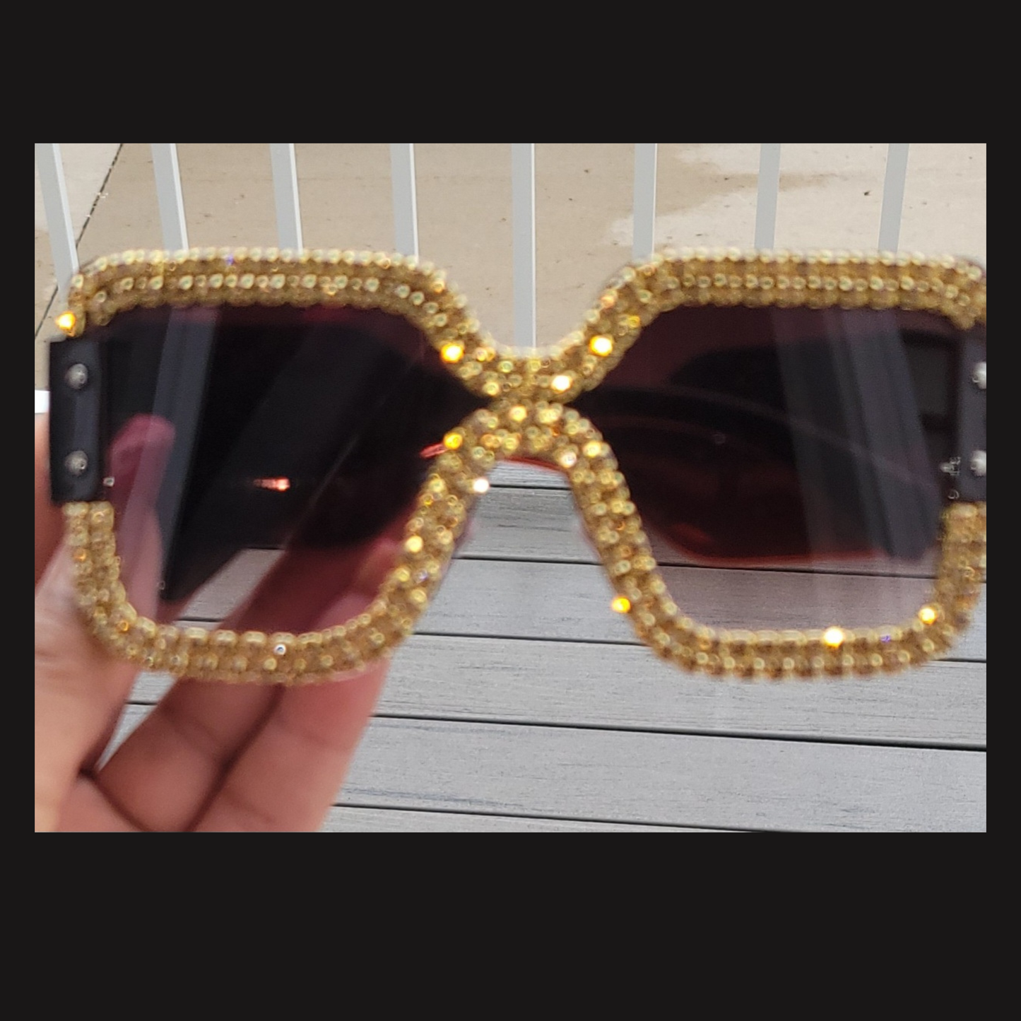 Showstopper Rhinestone Sunglasses