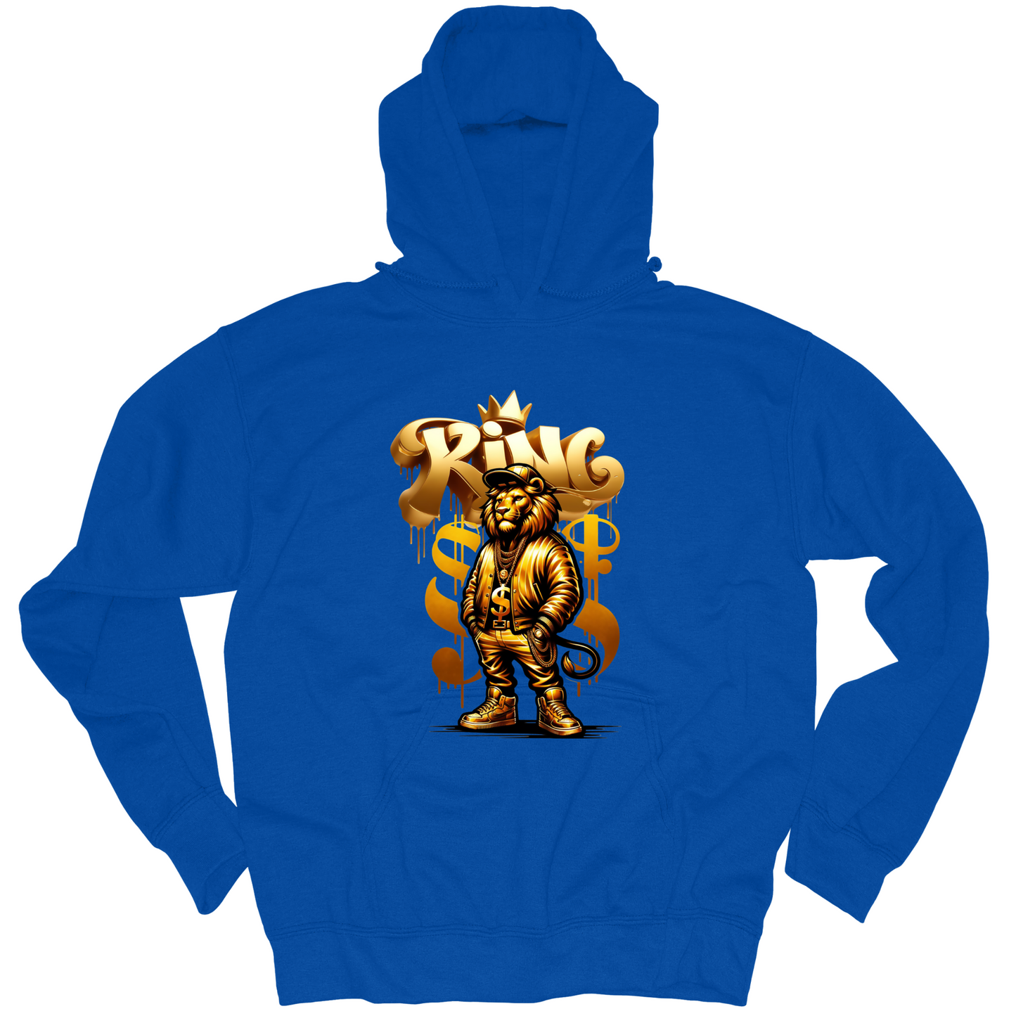 King Hoodie-Gold Front Design