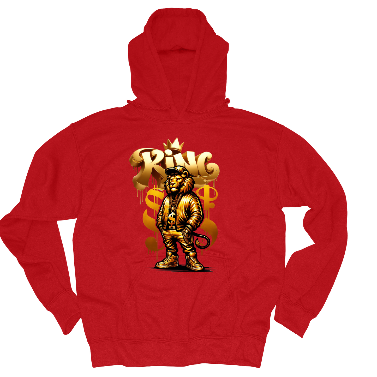 King Hoodie-Gold Front Design