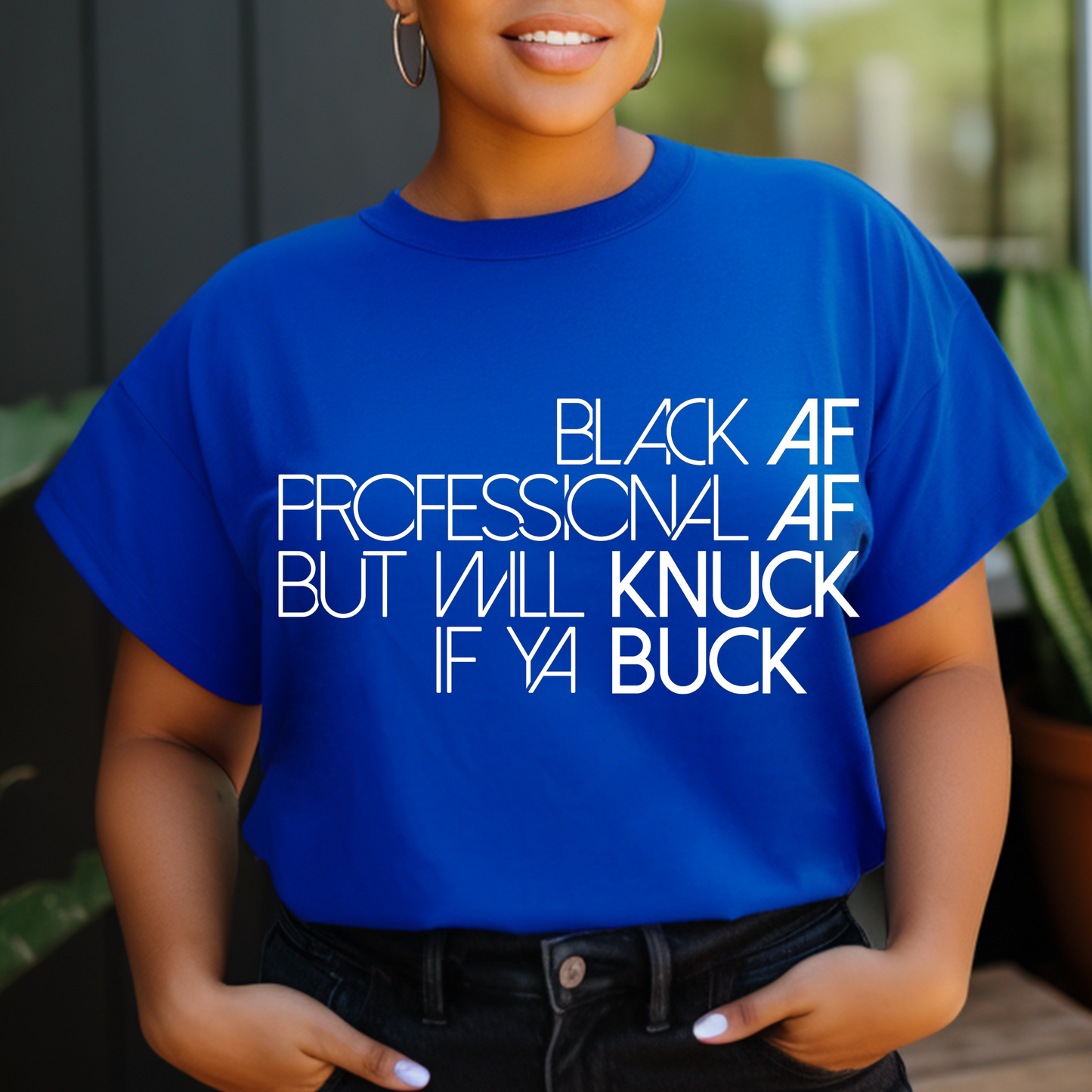 Black AF Short Sleeve T-Shirt