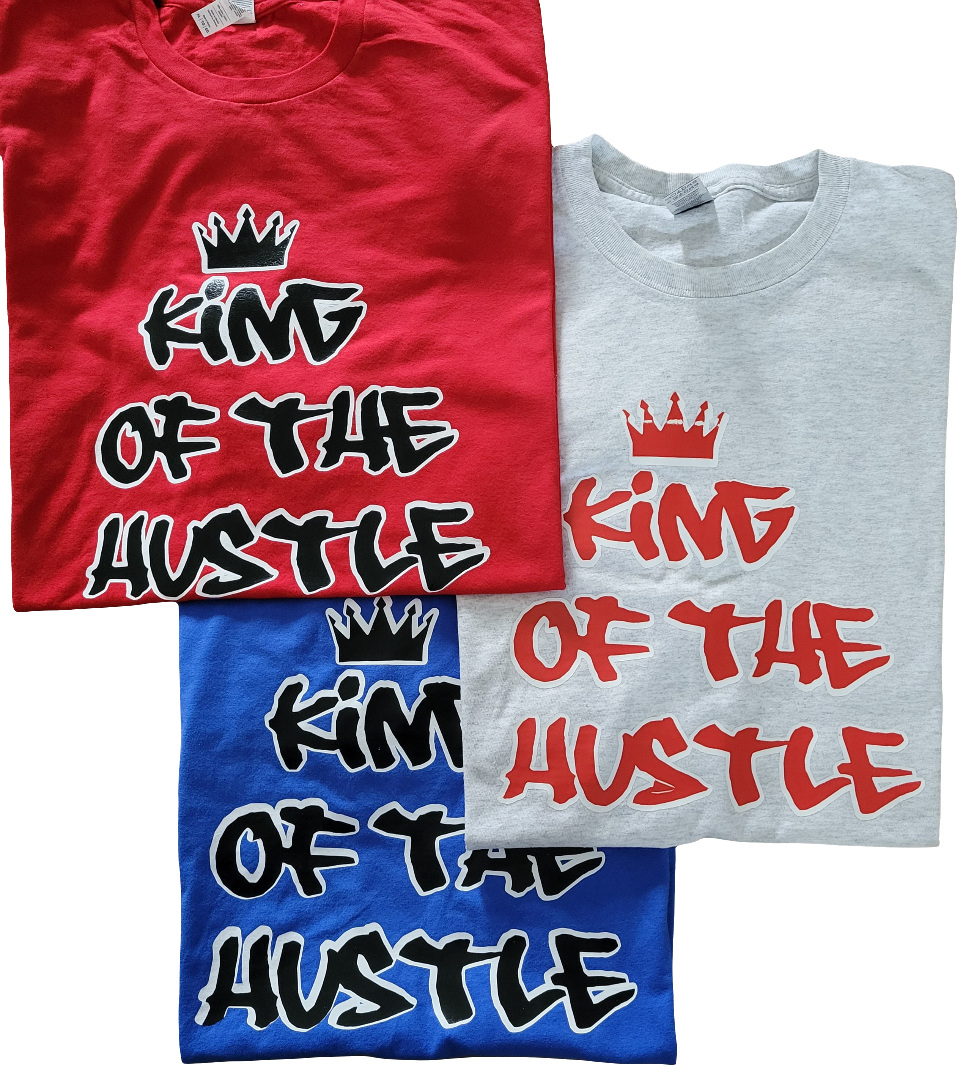 King of the Hustle short sleeve tshirt